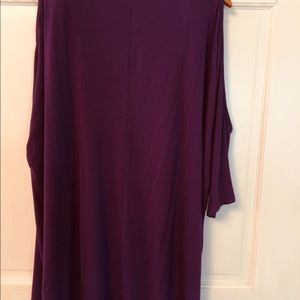 Allegrace Tops - NWOT - Purple Women’s Size 2x Cold Shoulder Shirt Allegrace Tops - NWOT - Purple Women’s Size 2x Cold Shoulder Shirt